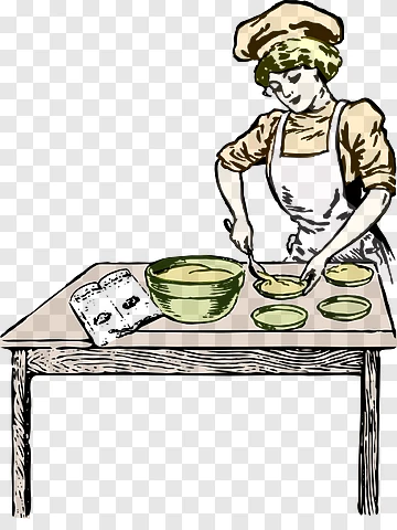 Woman Baking png